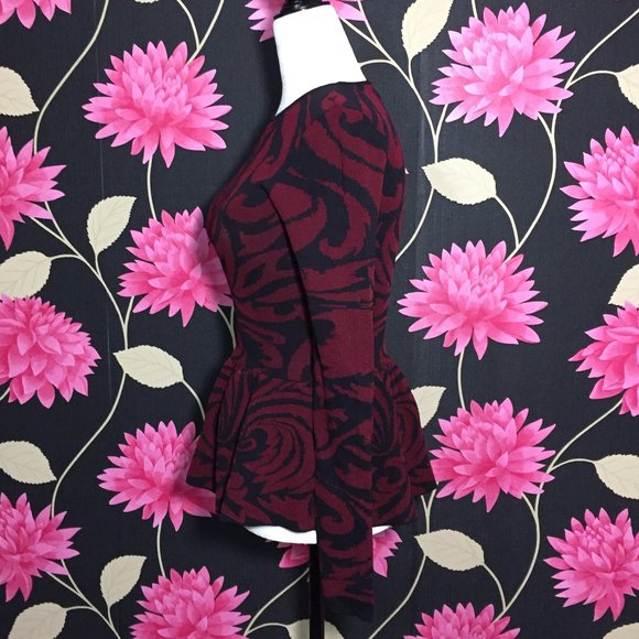 Torn by Ronny Kobo Peplum Top - Picture 4 of 8